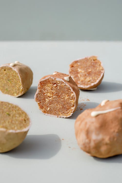 Free Baked Bread on White Table Stock Photo