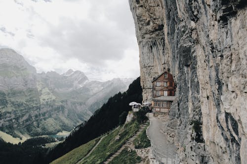 restaurant on mountain side