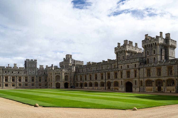 Courtyard Of Windsor Castle, England