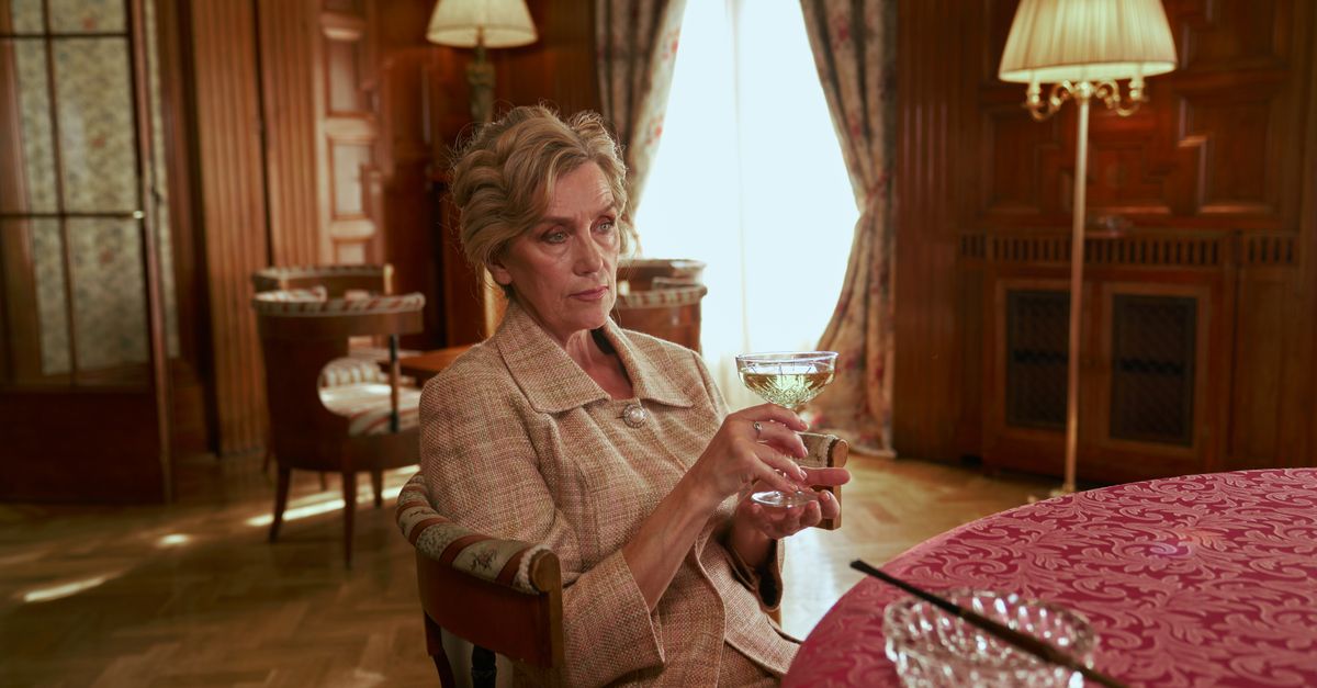 Christine Baranski and Richard E Grant Discuss Sex Scenes, Parties and Theatre