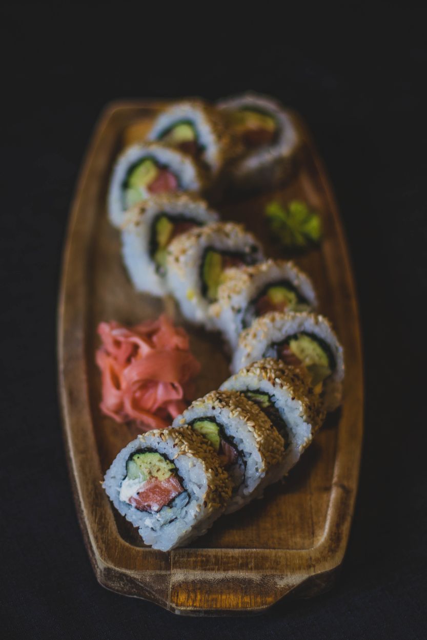Preparo do sushi bar