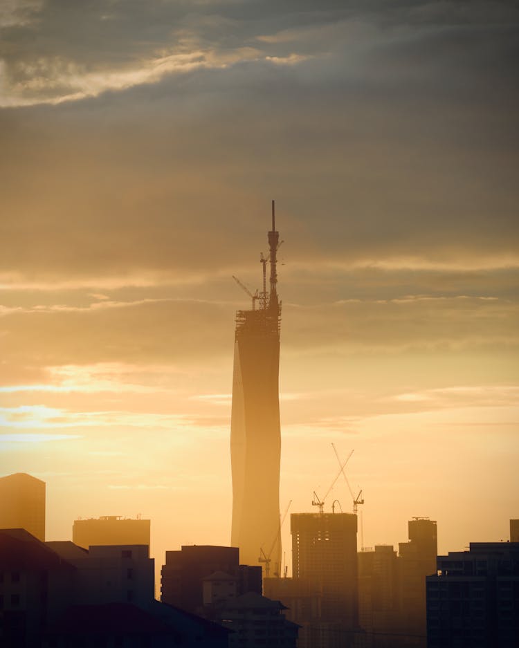 Warisan Merdeka Tower During Sunset