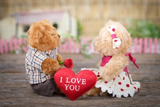 Photo of Teddy Bears Sitting on Wood