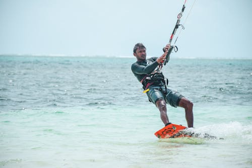 คลังภาพถ่ายฟรี ของ kiteboarding, การผจญภัย, กีฬาทางน้ำ