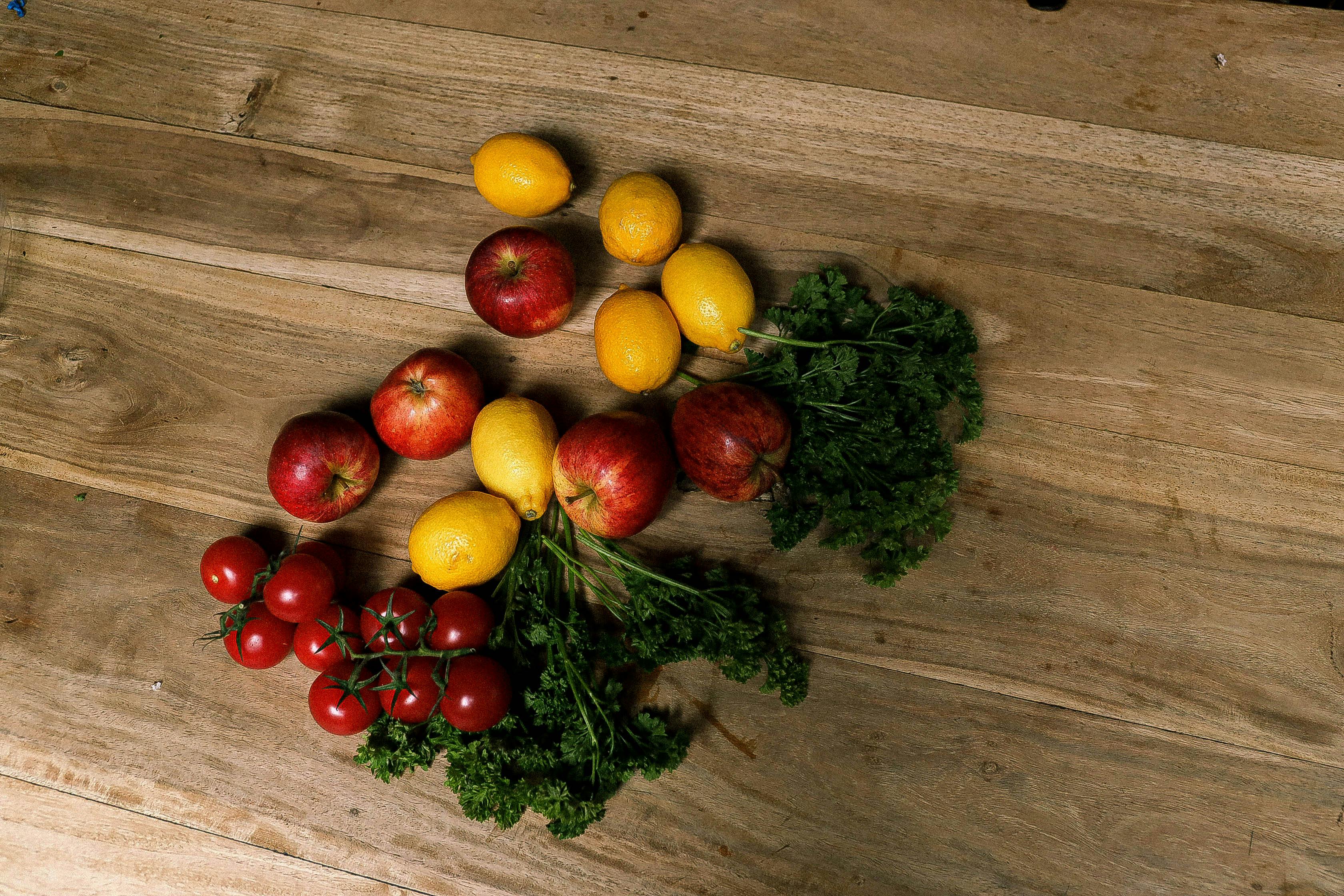 Leckere bunte Salate mit Antioxidantien