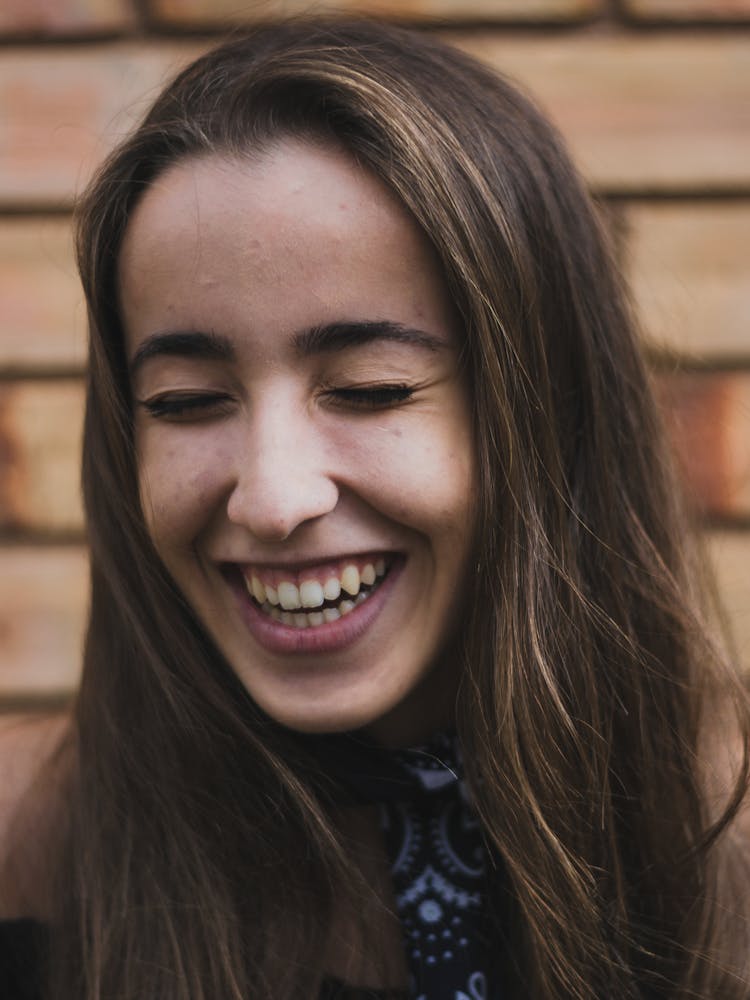 Photo Of A Laughing Woman 