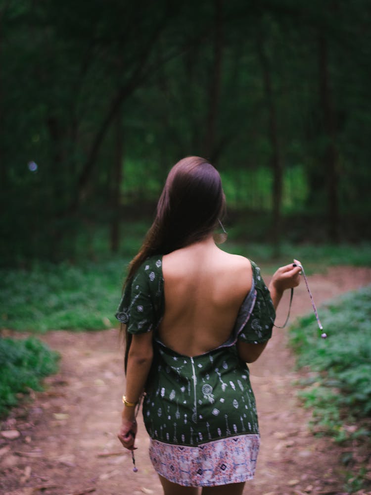 Woman In Summer Dress