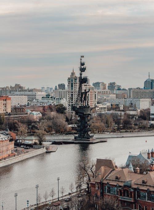 City Buildings Near the River