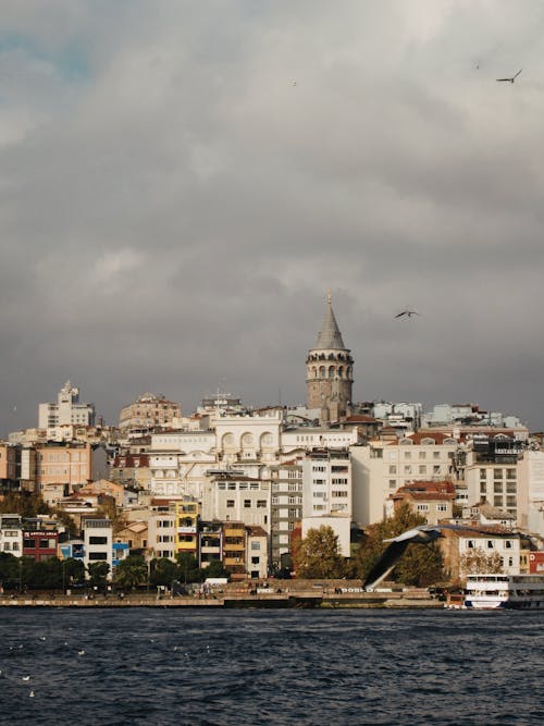 City Buildings Under the Cloudy Sky