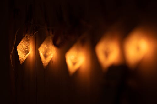 Free stock photo of decoration, lights, night