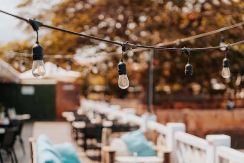 A Hanging String Lights