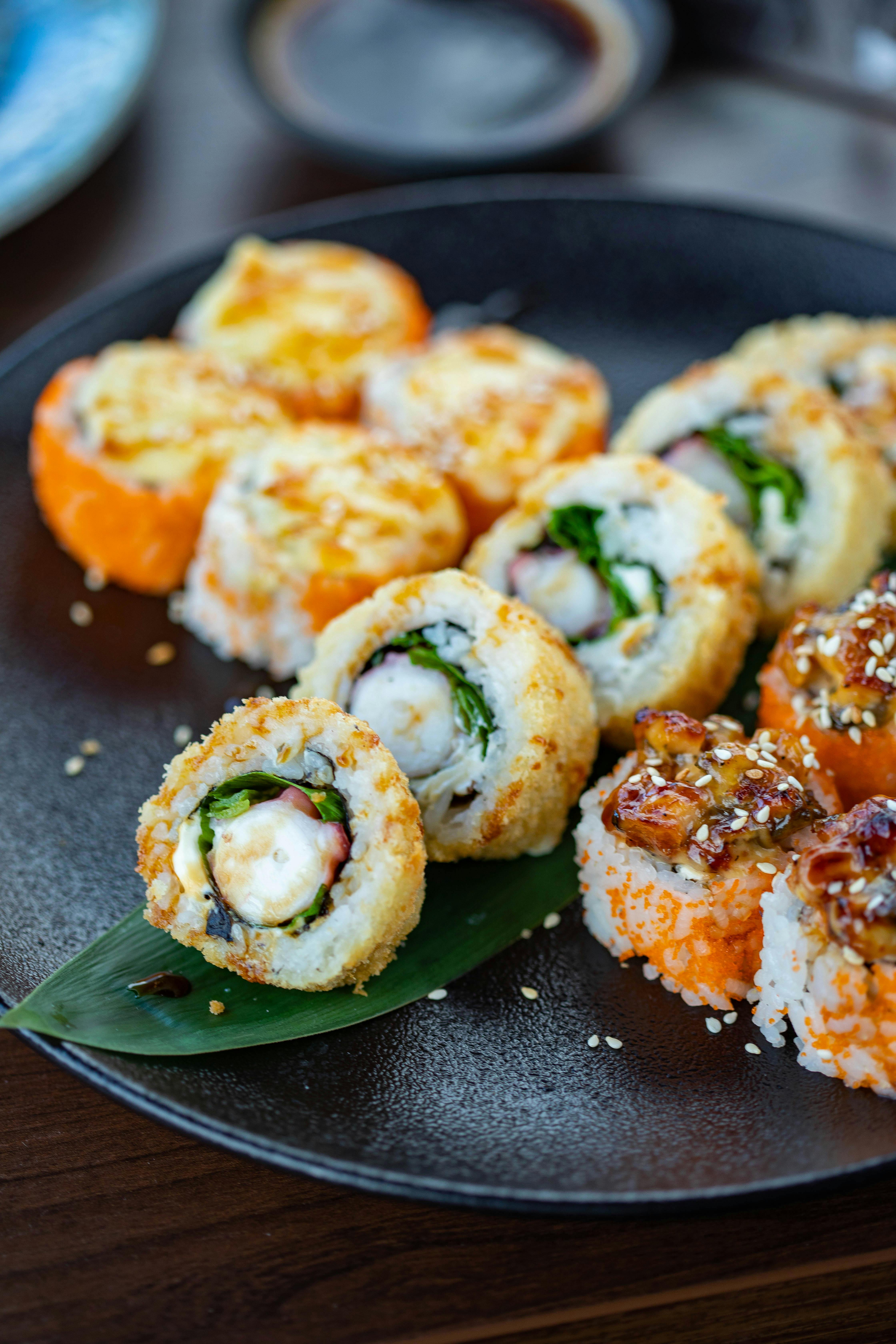 Sushi on Plate · Free Stock Photo