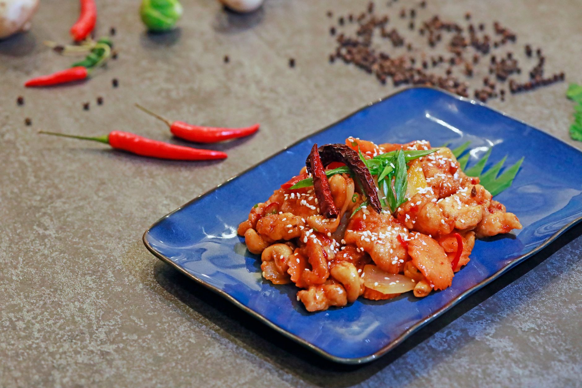 Authentic Jamaican Jerk Chicken Dish