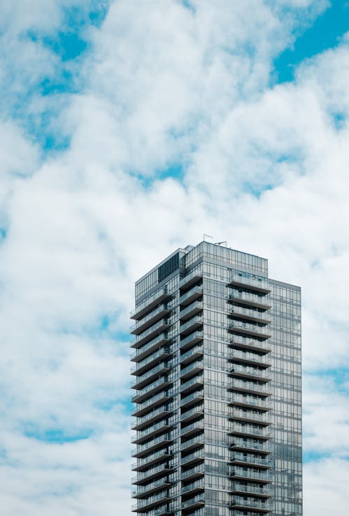 Free High Angle Photo of Gray High Rise Building Stock Photo
