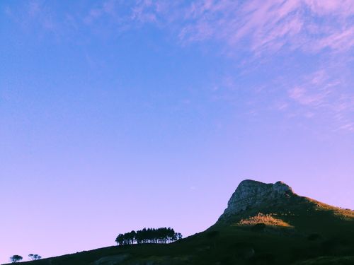 Free A picturesque view of Lion's Head during twilight with a vibrant sky in Cape Town, South Africa. Stock Photo