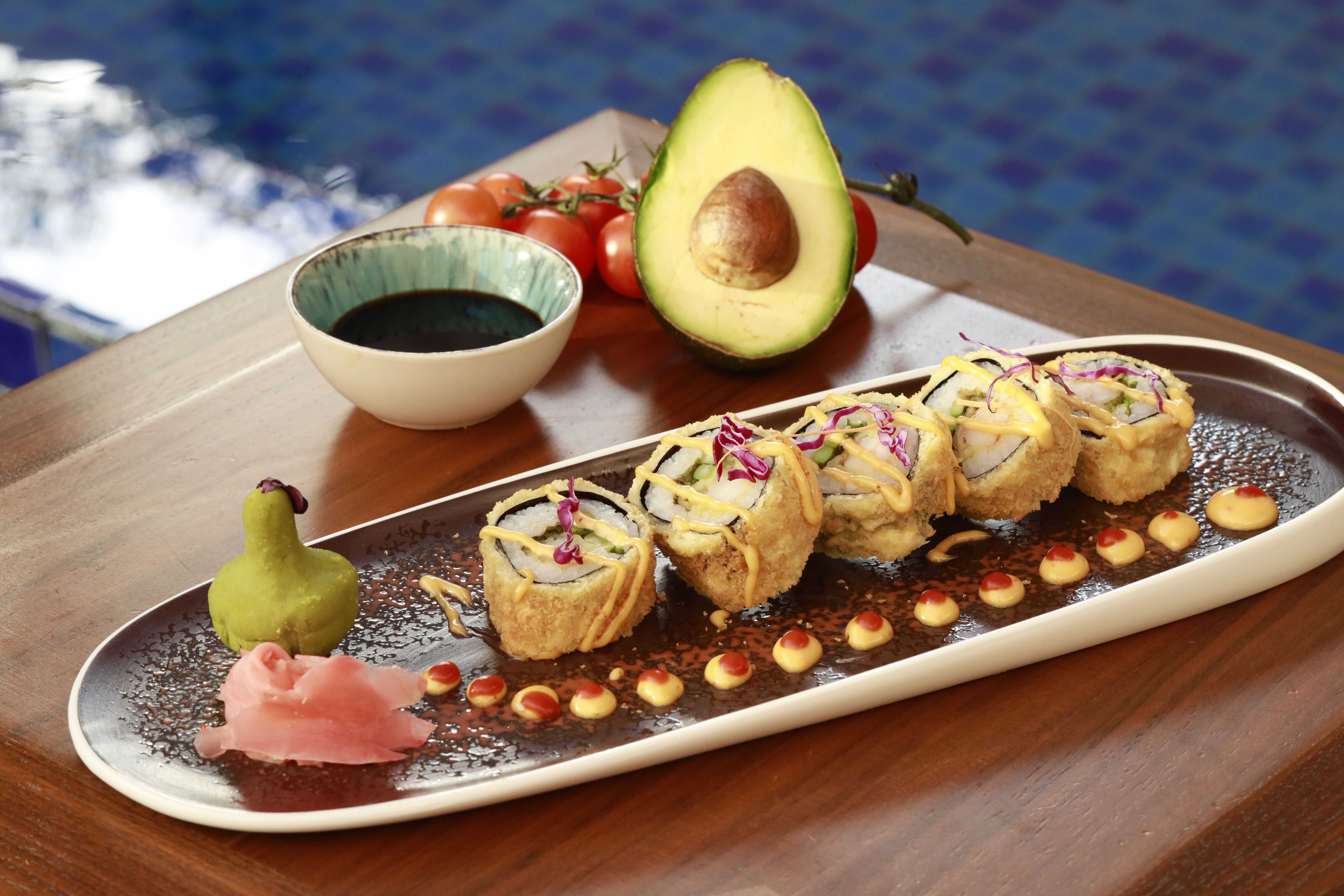 Lemon-Herb Tempura with Citrus Salsa
