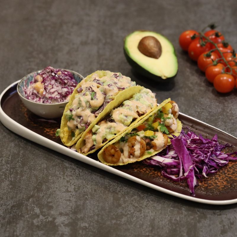 Fish Taco Slaw with Lime Crema