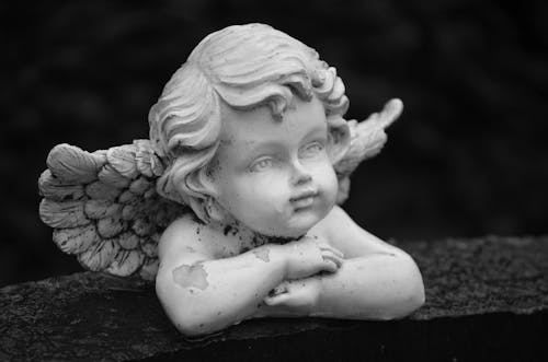 Close-up of an Angel Figurine 