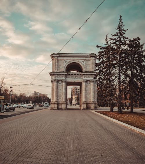 The Triumphal Arch Near the Street