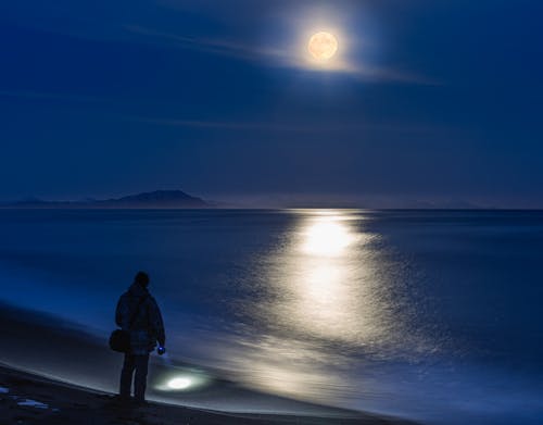 人, 夜空, 夜間 的 免費圖庫相片