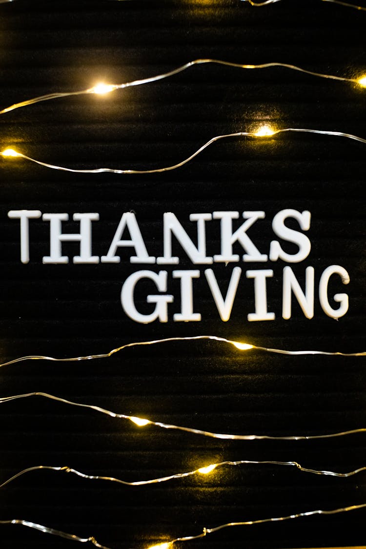 Thanksgiving Light Text