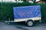 A Movable Trailer on the Roadside