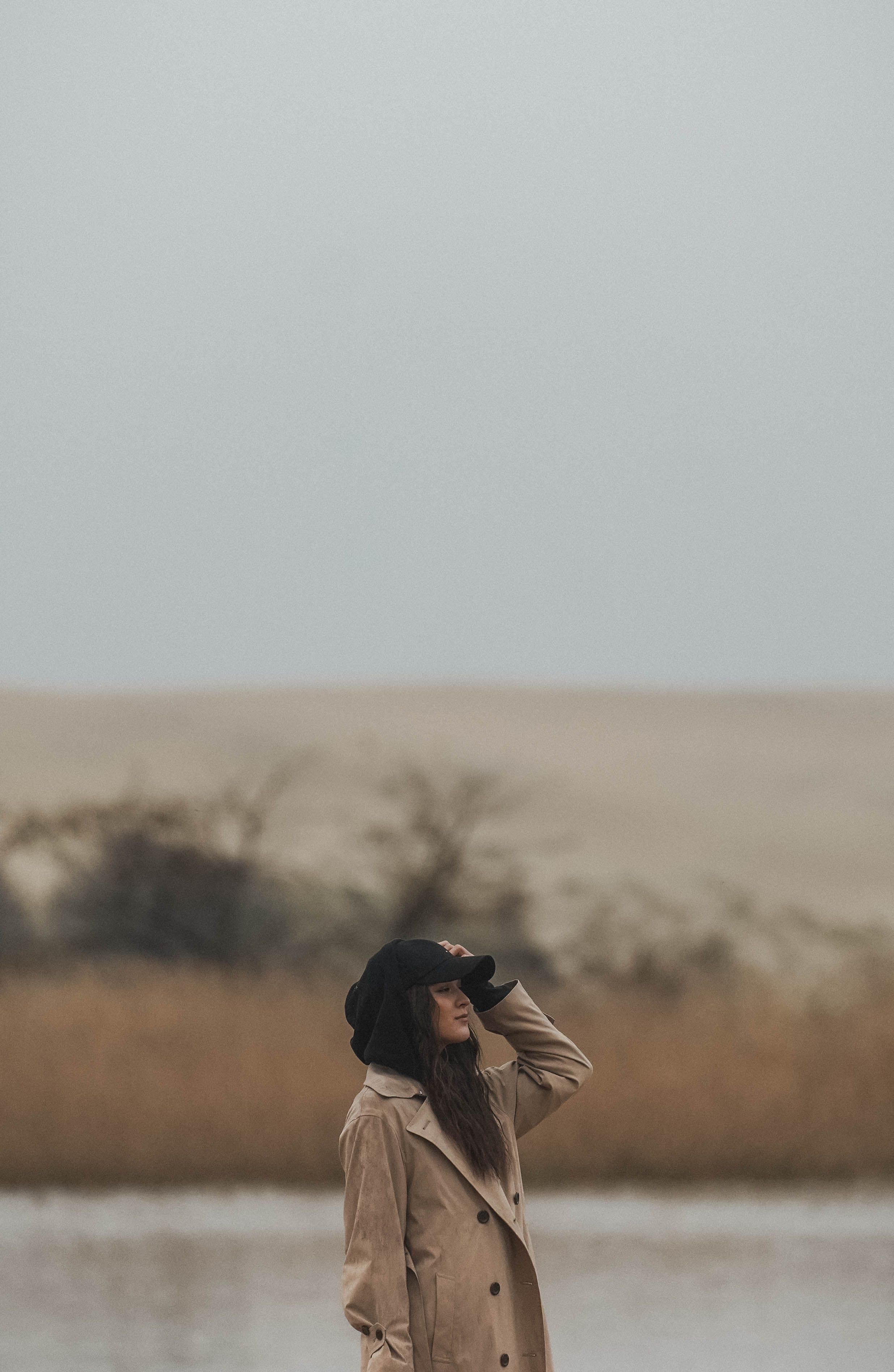 Back of Woman in Brown Coat · Free Stock Photo