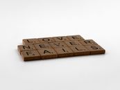 Brown Wooden Blocks on White Table