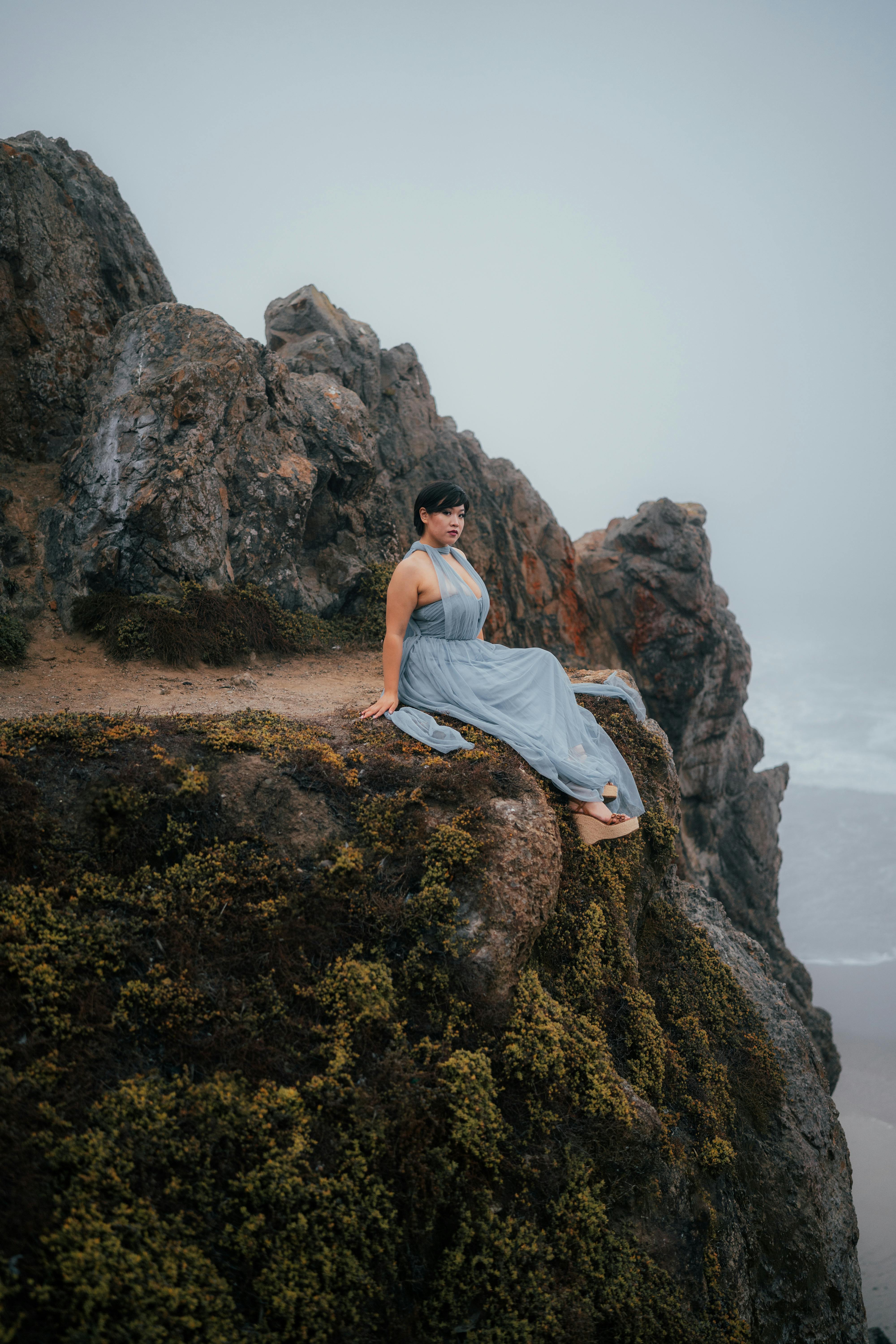Kostenlos Kostenloses Stock Foto zu abenteuer, blau, blaues kleid Stock-Foto