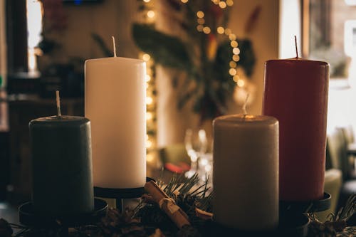 Pillar Candles on Advent