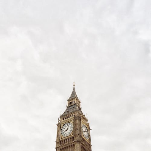 Low Angle Shot of Big Ben London, England