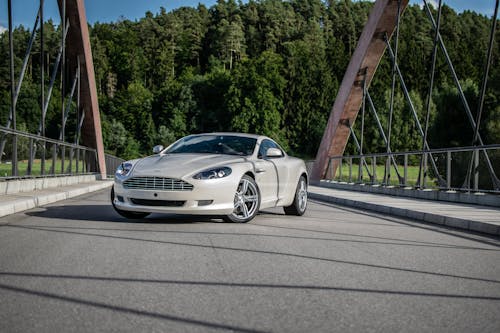 Photo of a Car on a Bridge