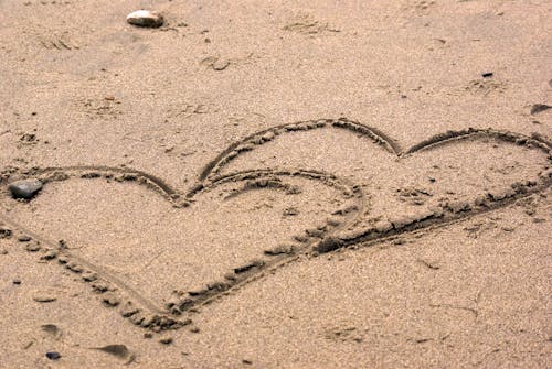 Free stock photo of beach, love, romance Stock Photo