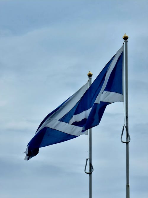 Photograph of Scotland Flags