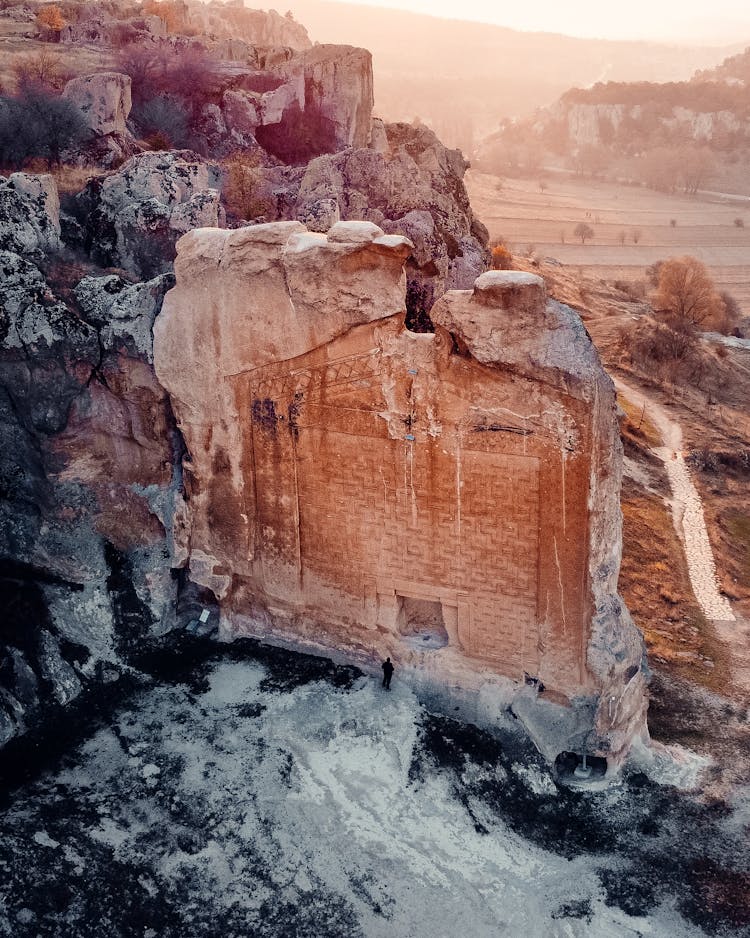 Ruins In Mountains