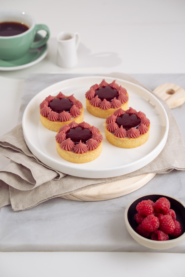 Gourmet Cookies On Tray