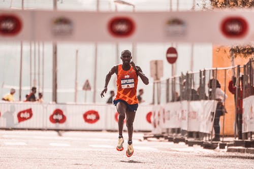 Photograph of an Athlete Running