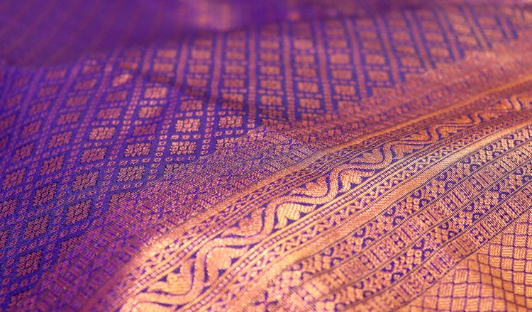 Pattern On Purple Rug 