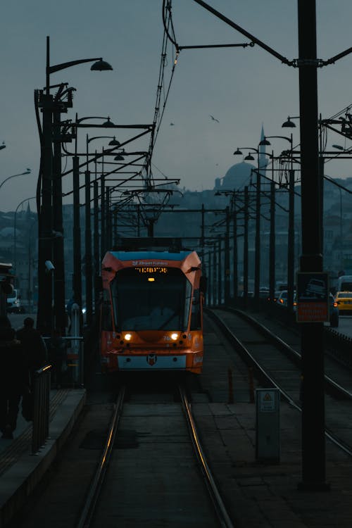 Základová fotografie zdarma na téma lokomotiva, noc, trénovat