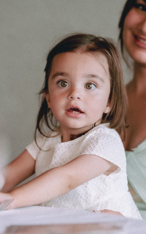 Free Close Up Photo of a Little Girl Stock Photo