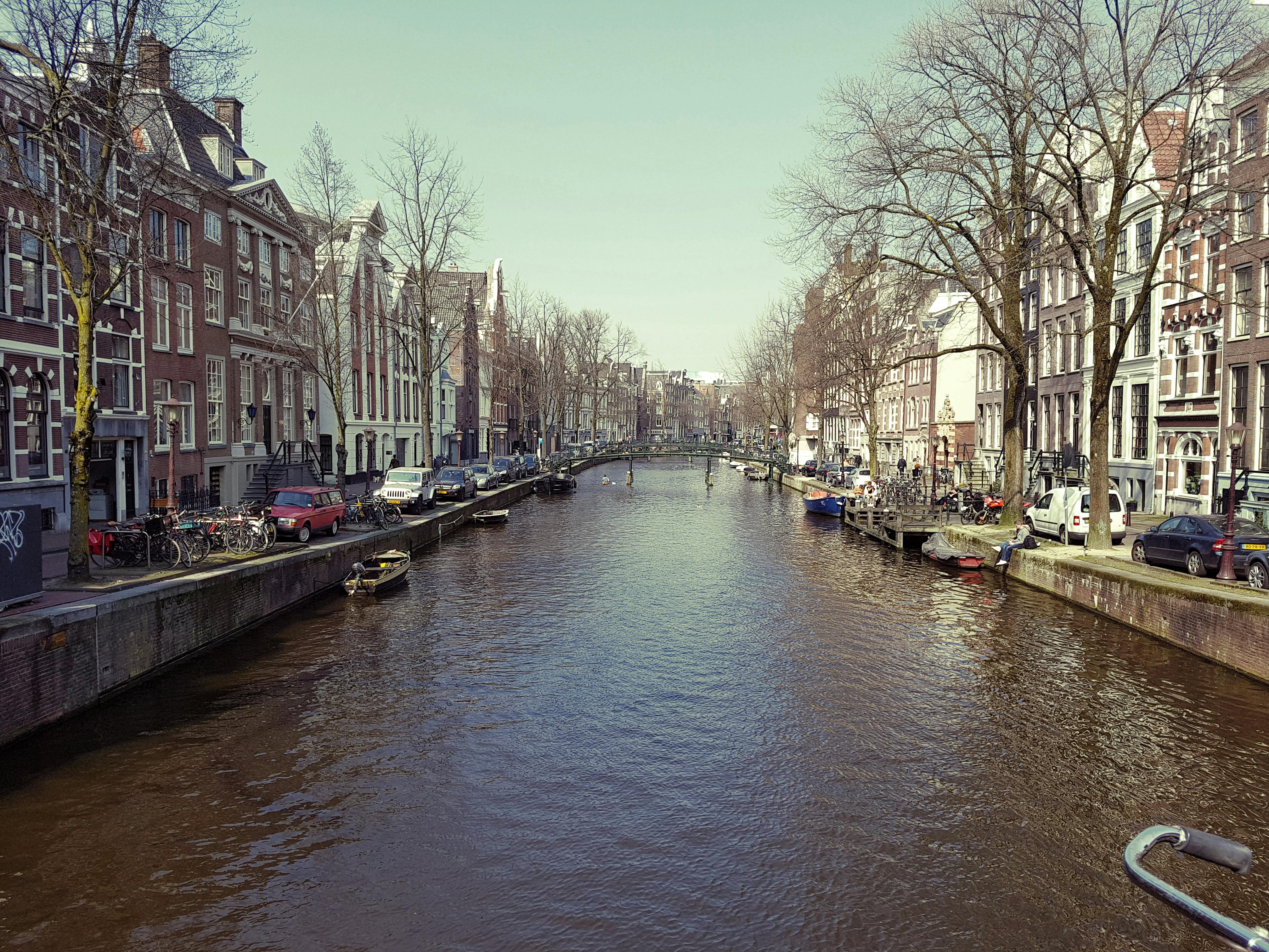 Free stock photo of amsterdam, boat, bridge