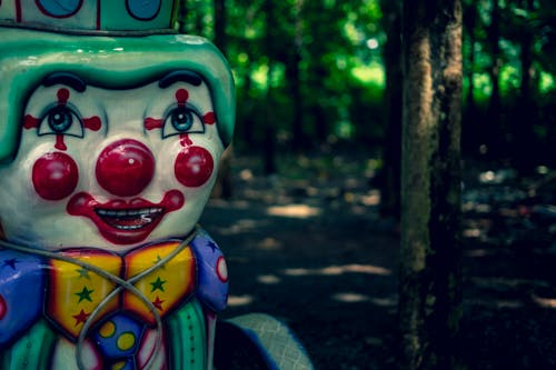 Free stock photo of clown, dark, eerie