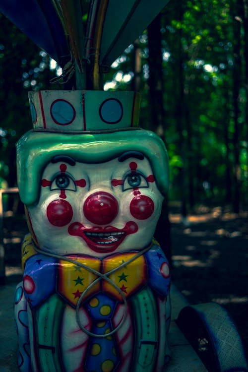 Free stock photo of clown, dark, eerie