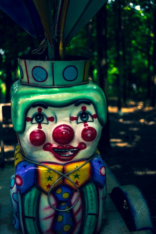 Free stock photo of clown, dark, eerie