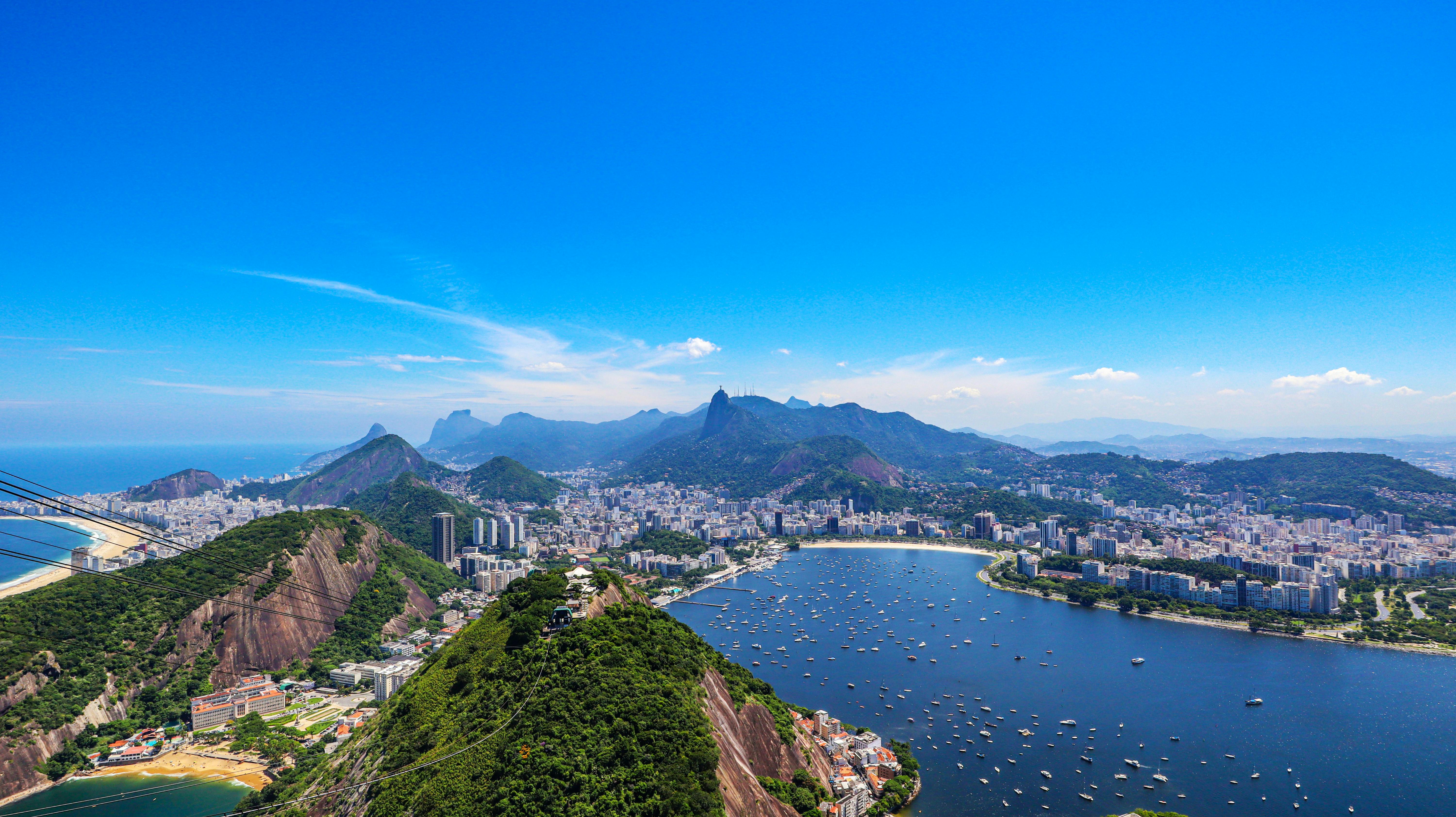 Rio De Janeiro Aerial Stock Photo - Download Image Now - Rio de