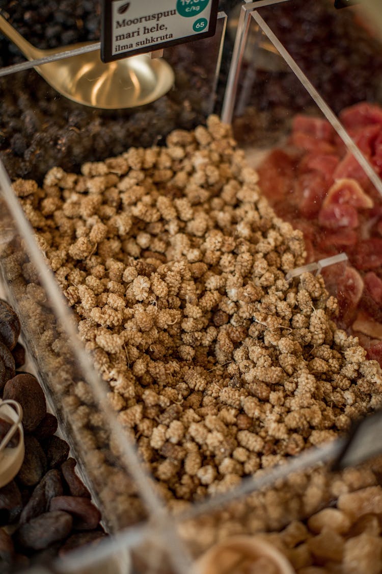 Cereals In Plastic Container On Market