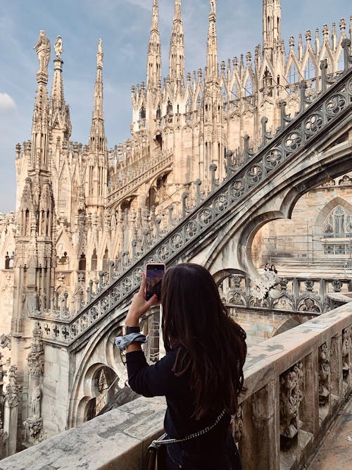 architettura, duomo, duomo di milano içeren Ücretsiz stok fotoğraf