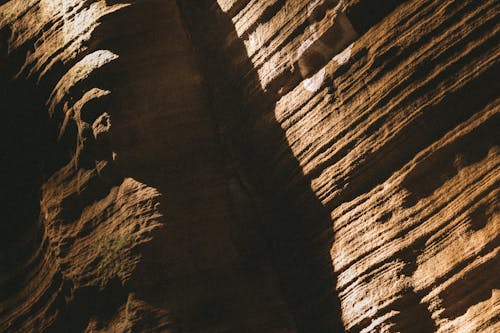 Brown Rock Formation