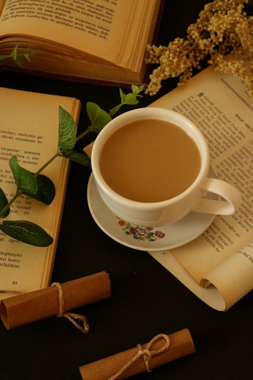 White Ceramic Mug with Coffee