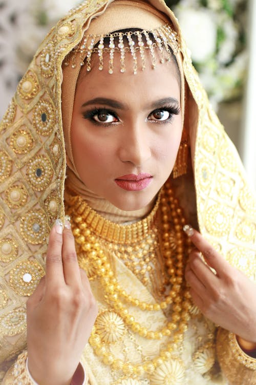 Portrait of a Bride with Necklaces